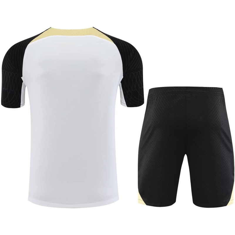 Tenue d’entraînement courte Chelsea blanche 2023/24