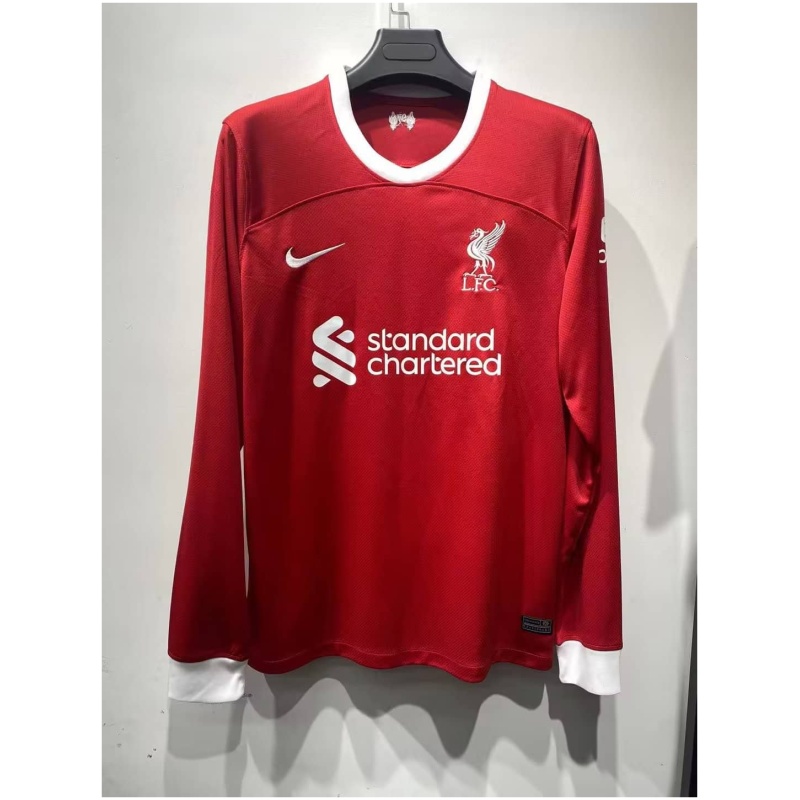 Maillot Domicile Liverpool Manches Longues 2023/24