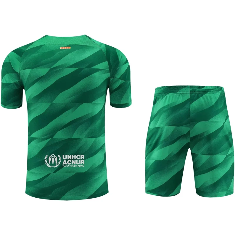 Gardien de but de Barcelone tenue verte 2023/24