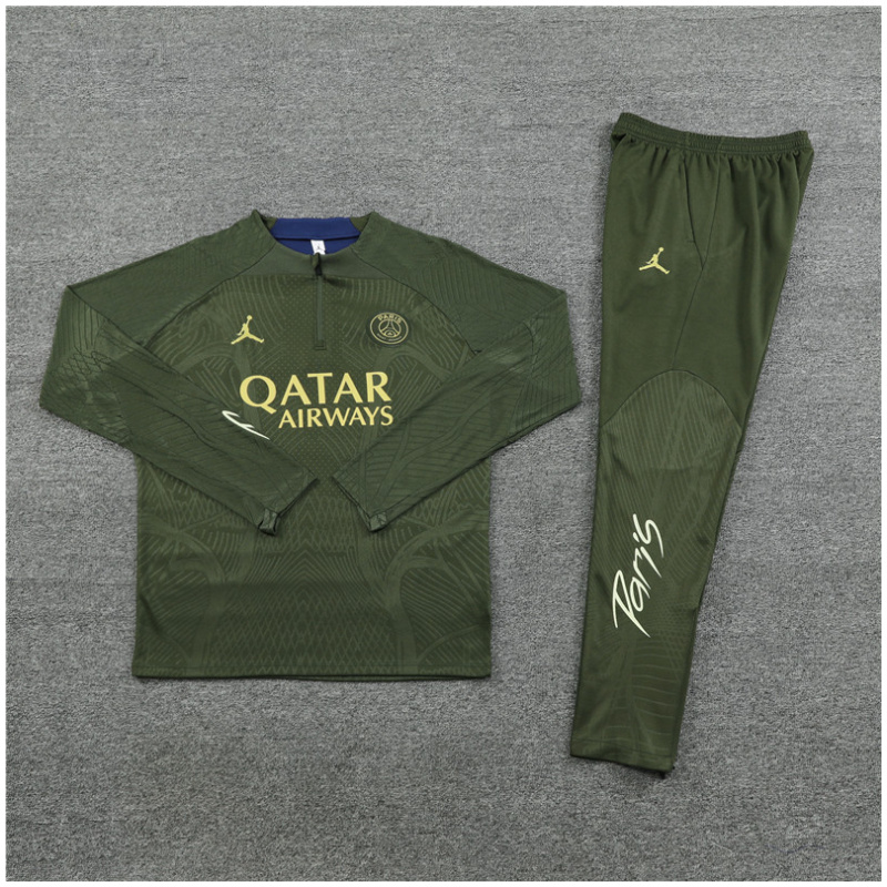 Ensemble d’entraînement Enfants PSG x Jordan Vert 2023/24