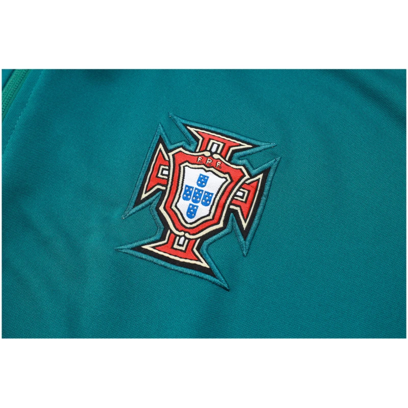 Tenue d’entraînement Portugal Veste + Pantalon Vert 2024