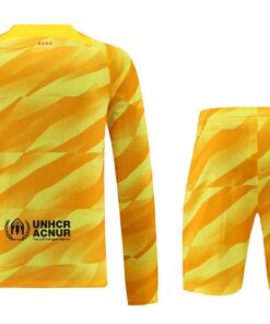 Maillot Jaune à Manches Longues de Gardien de But de Barcelone 2023/24