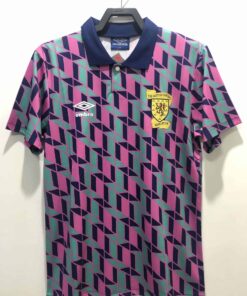 Maillot extérieur rétro de l’Écosse 1988/89