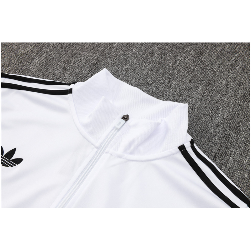 Ensemble d’entraînement d’Allemagne Veste + Pantalon Original Blanc 2024