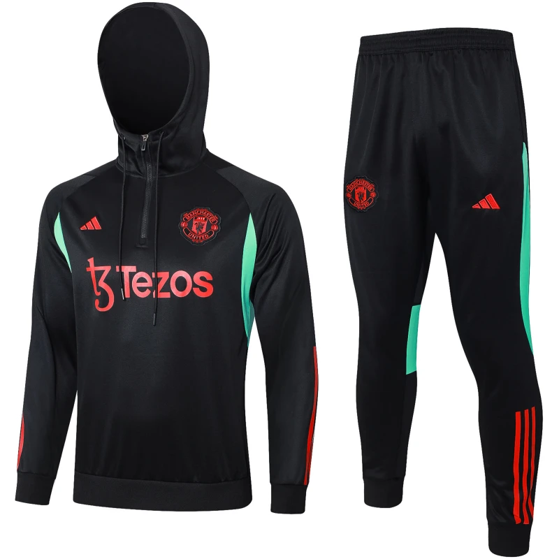 Sweat à capuche Manchester United Noir 2023/24