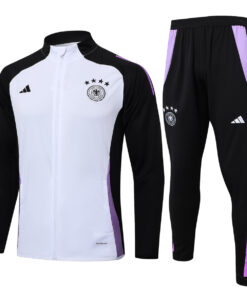 Ensemble d’entraînement Allemagne Veste + Pantalon Blanc 2024
