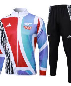 Ensemble d’Entraînement Arsenal Veste + Pantalon Tricolore 2024/25