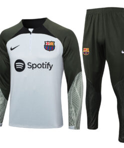 Ensemble d’entraînement Barcelone gris clair 2023/24