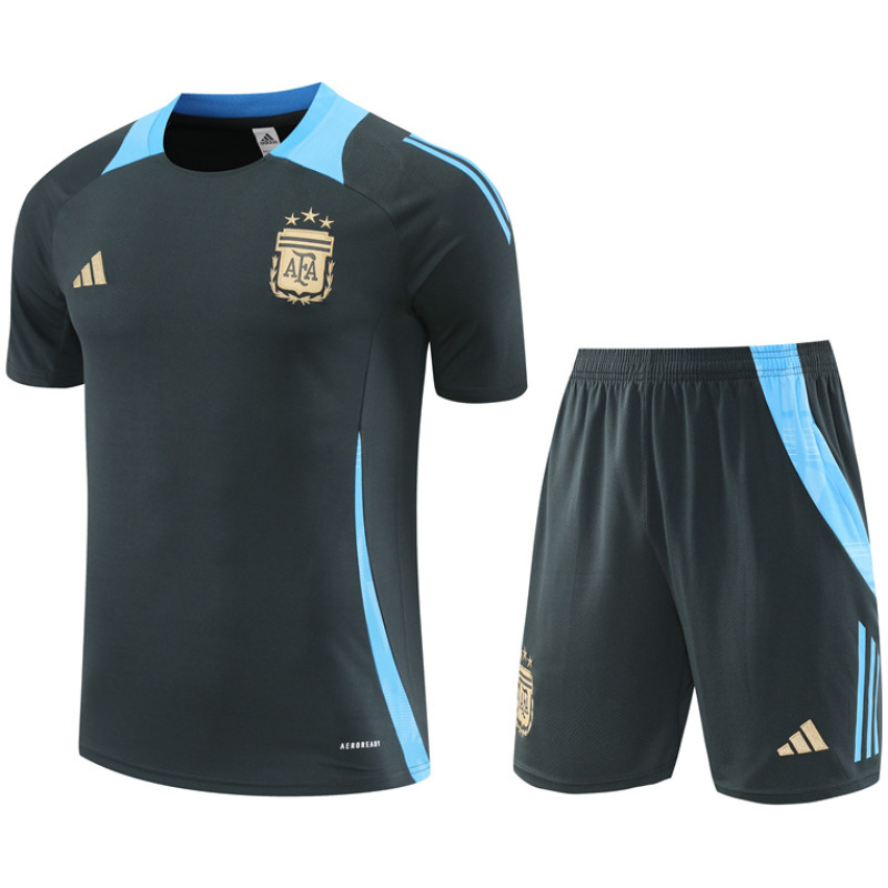 Ensemble d’entraînement court Argentine gris foncé 2024