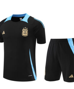 Ensemble d’entraînement court Argentine noir 2024