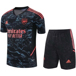Ensemble d'entraînement court Arsenal noir 2023/24