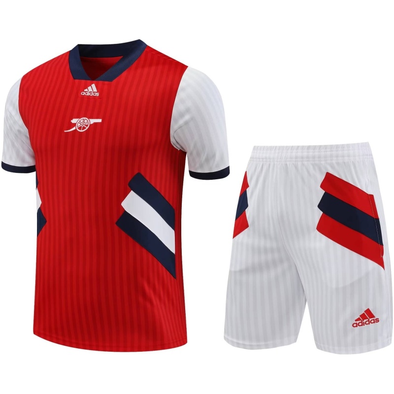 Ensemble d’entraînement court Arsenal rouge 2023/24
