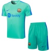 Ensemble d’entraînement court Barcelone vert turquoise 2023/24