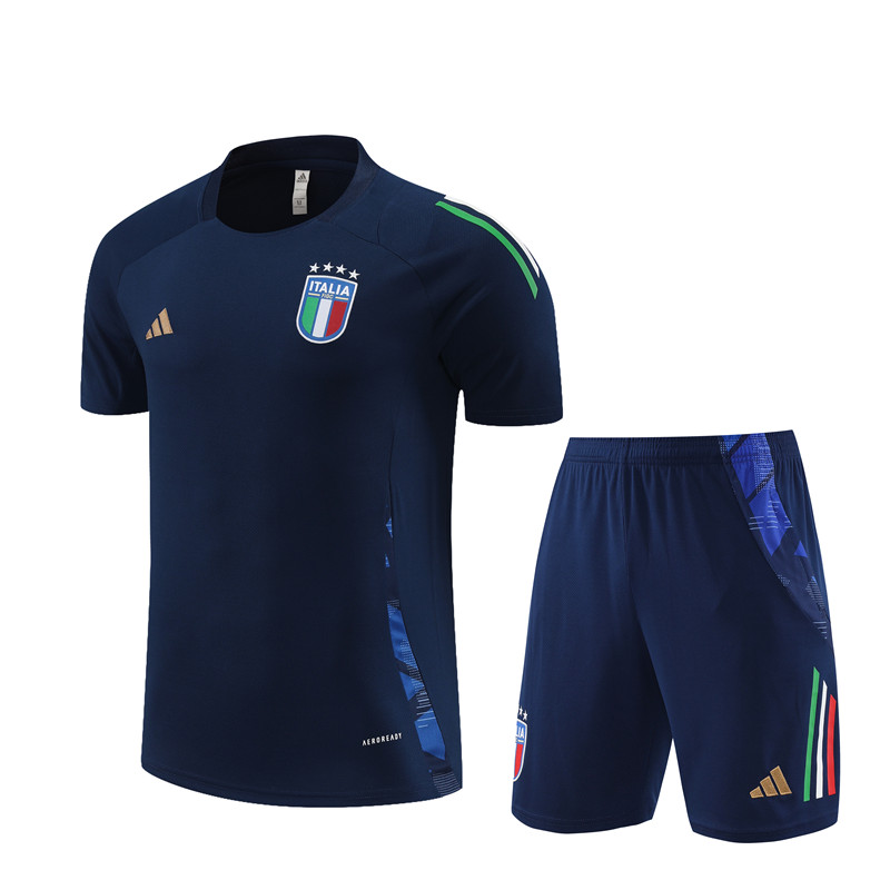 Ensemble d’entraînement court Italie Royal 2024