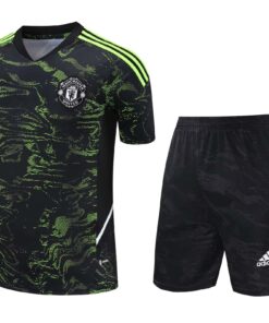 Ensemble d’entraînement court Manchester United vert 2023/24