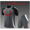 Ensemble d’entraînement court pour enfants de Manchester United gris 2024/25