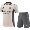 Ensemble d’entraînement court Real Madrid gris clair 2024/25