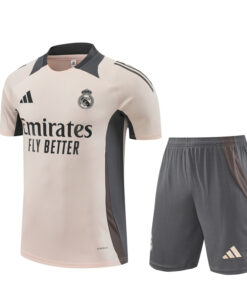 Ensemble d’entraînement court Real Madrid gris clair 2024/25