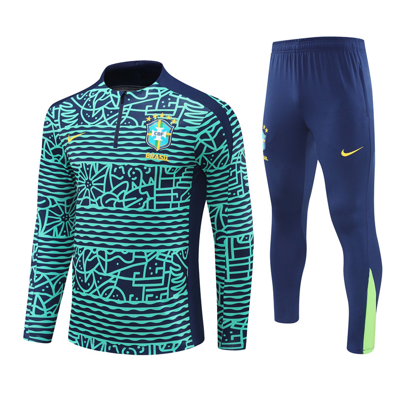 Ensemble d’entraînement du Brésil bleu 2024