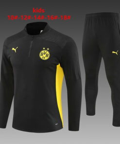 Ensemble d’entraînement enfant Borussia Dortmund noir 2024/25