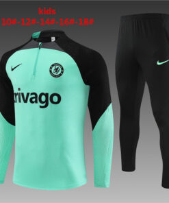 Ensemble d’entraînement enfant Chelsea vert 2023/24