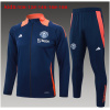 Ensemble d’entraînement enfant Manchester United Veste + Pantalon Royal 2024/25