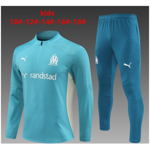 Ensemble d'entraînement enfant Olympique de Marseille Vert 2024/25