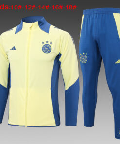 Ensemble d’entraînement Enfants Ajax Veste + Pantalon Jaune 2024/25
