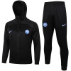 Ensemble d'entraînement Inter Milan Veste à Capuche + Pantalon Noir 2024/25