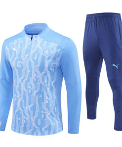 Ensemble d’entraînement Manchester City Motif Bleu 2024/25