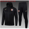 Ensemble d'entraînement pour enfants à Barcelone : Veste à capuche + Pantalon noir 2024/25