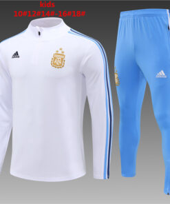 Ensemble d’entraînement pour enfants Argentine blanc 2024