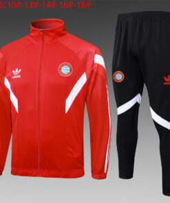 Ensemble d’entraînement pour enfants Bayern Munich Veste + Pantalon Rouge 2024/25