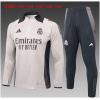 Ensemble d'entraînement pour enfants du Real Madrid gris clair 2024/25
