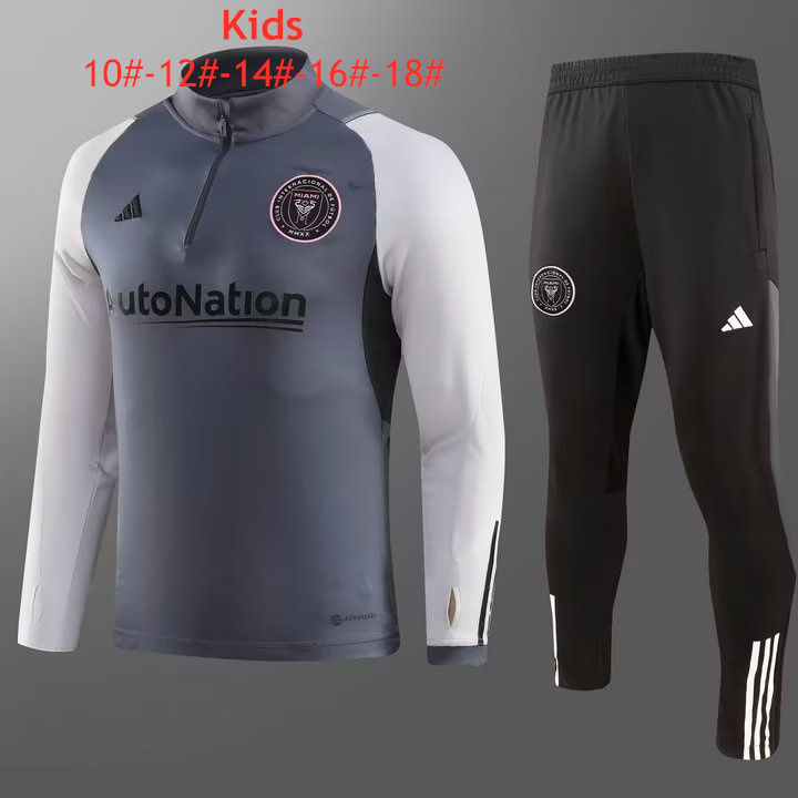 Ensemble d’entraînement pour enfants Inter Miami C.F. gris 2023/24