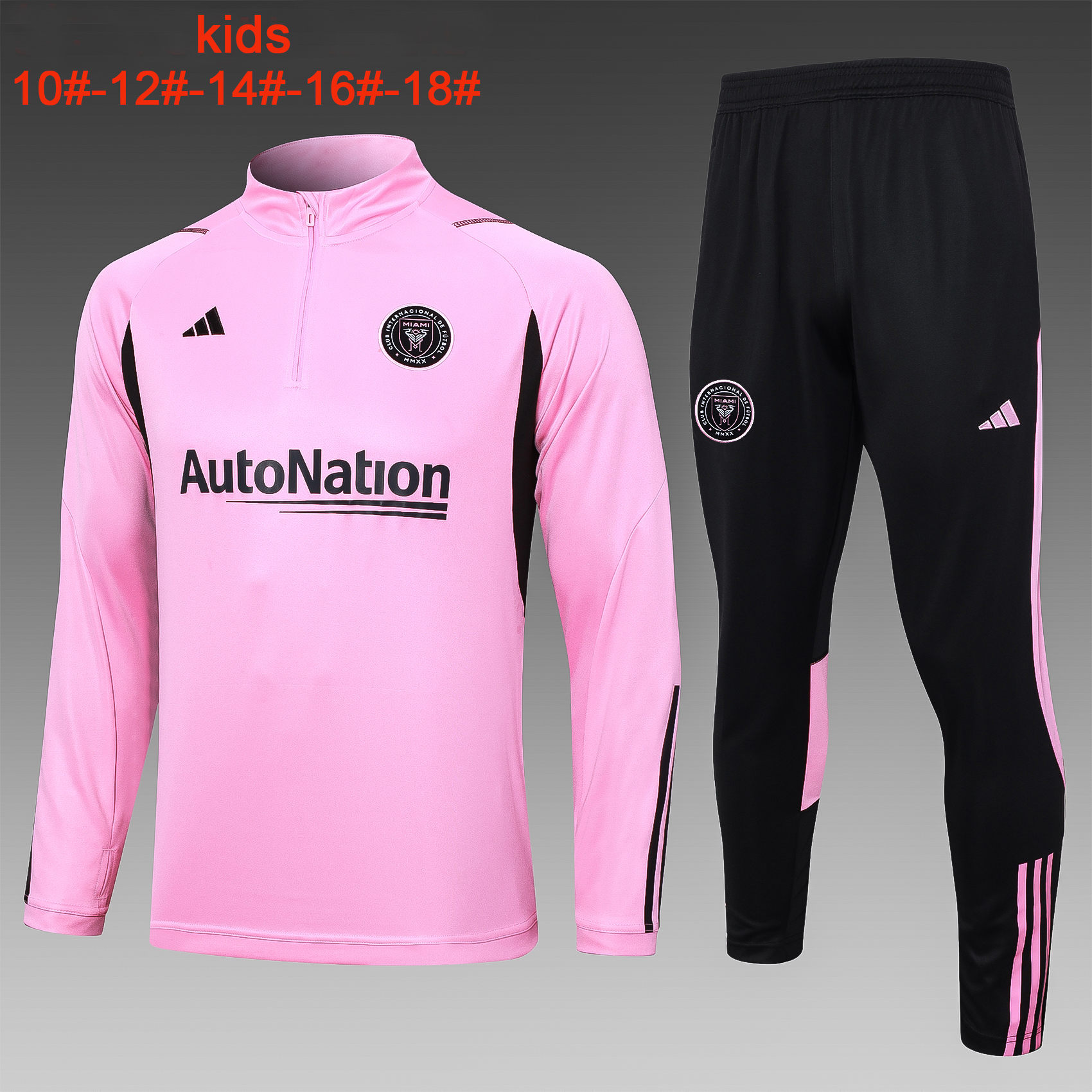 Ensemble d’entraînement pour enfants Inter Miami C.F. Rose 2023/24
