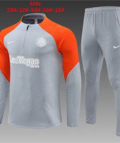 Ensemble d’entraînement pour enfants Inter Milan gris 2023/24