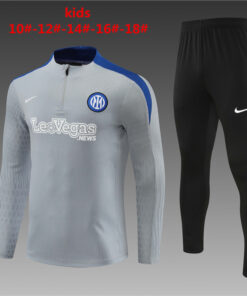 Ensemble d’entraînement pour enfants Inter Milan gris 2024/25