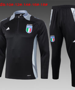 Ensemble d’entraînement pour enfants Italie Noir 2024