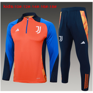 Ensemble d'entraînement pour enfants Juventus Orange 2024/25