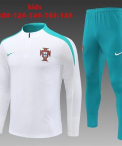 Ensemble d’entraînement pour enfants Portugal blanc 2024