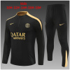 Ensemble d’entraînement PSG Enfants Noir – Or 2024/25