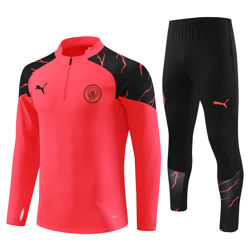 Ensemble d’entraînement rouge Manchester City 2023/24