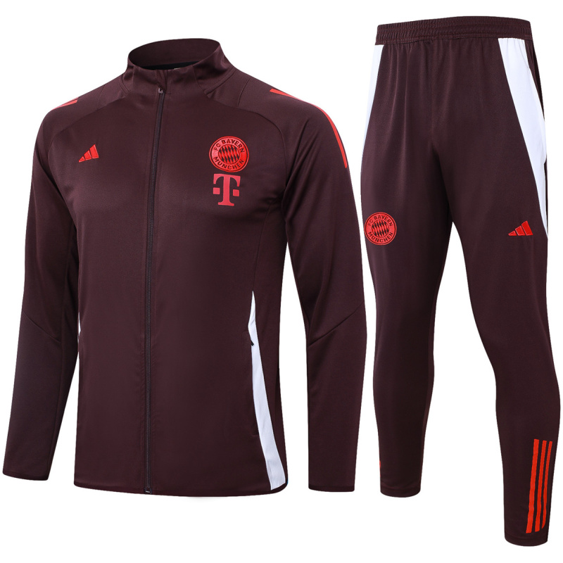 Ensemble d’entraînement Veste + Pantalon Bayern Munich Bordeaux 2024/25