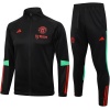 Ensemble d’entraînement Veste + Pantalon Manchester United Noir 2023/24