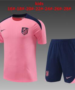 Ensemble de Short d’Entraînement Enfants Atlético Madrid Rose 2024/25