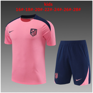 Ensemble de Short d'Entraînement Enfants Atlético Madrid Rose 2024/25