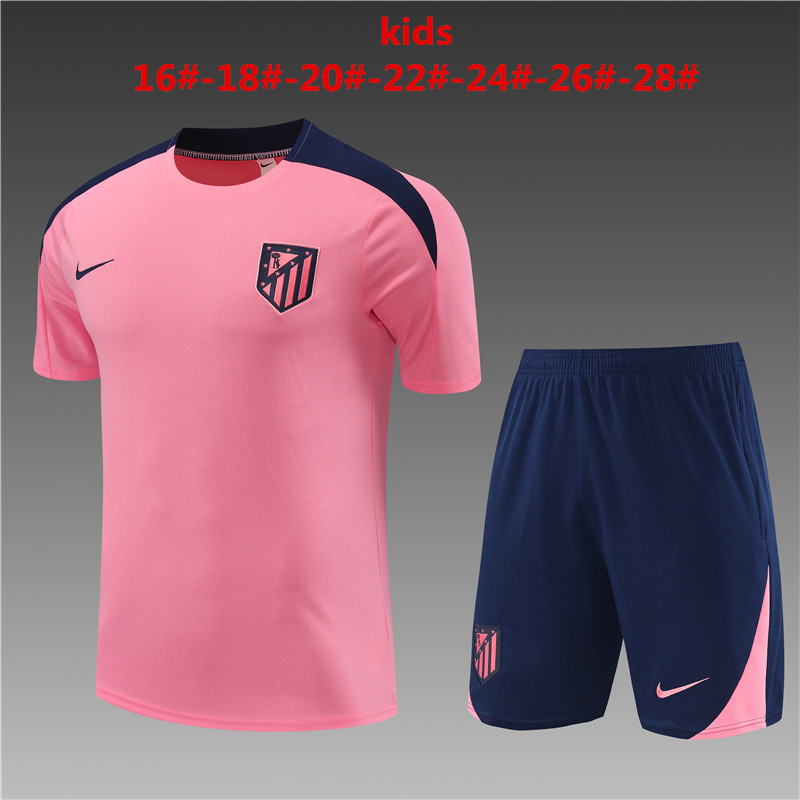 Ensemble de Short d’Entraînement Enfants Atlético Madrid Rose 2024/25
