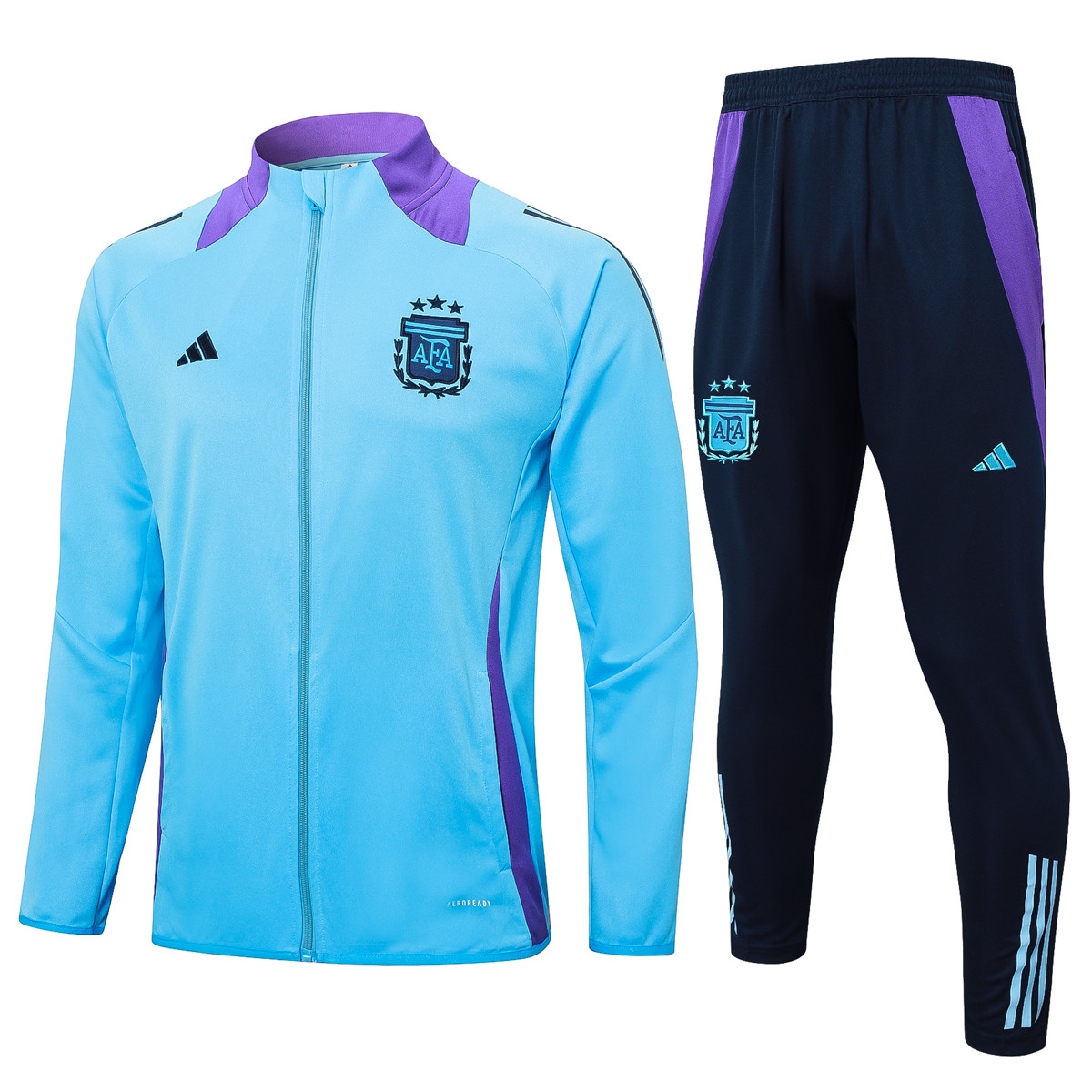Ensemble de survêtement Allemagne veste + pantalon bleu clair 2024