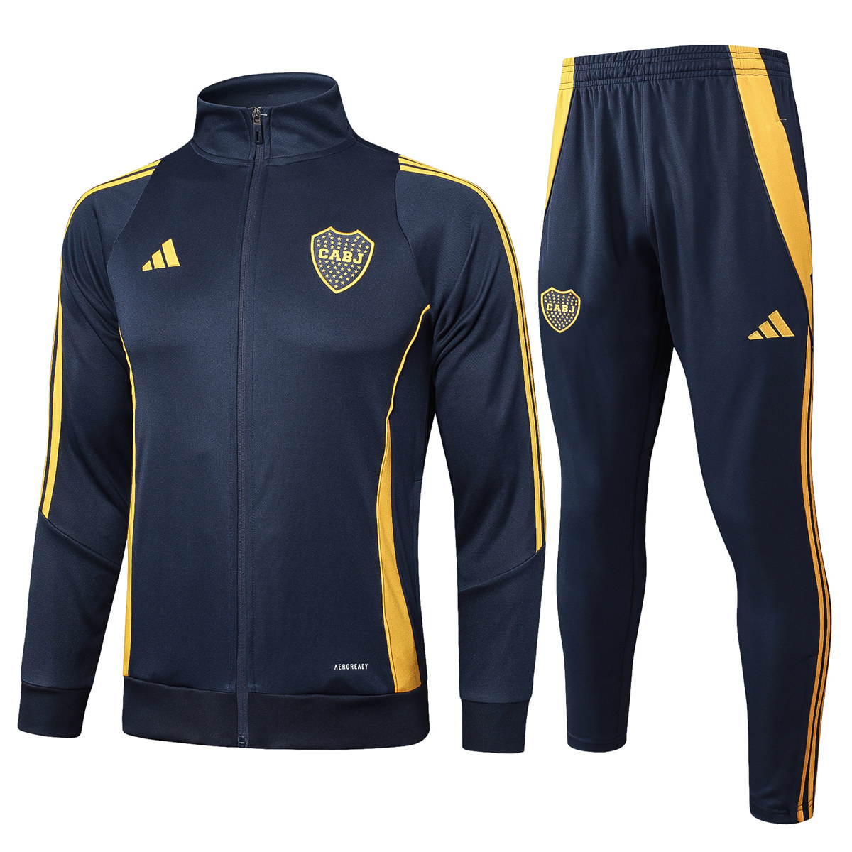 Ensemble de survêtement Boca Juniors Veste + Pantalon Gris Foncé 2024/25